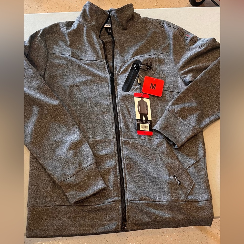 Spyder lightweight zip jacket size M
